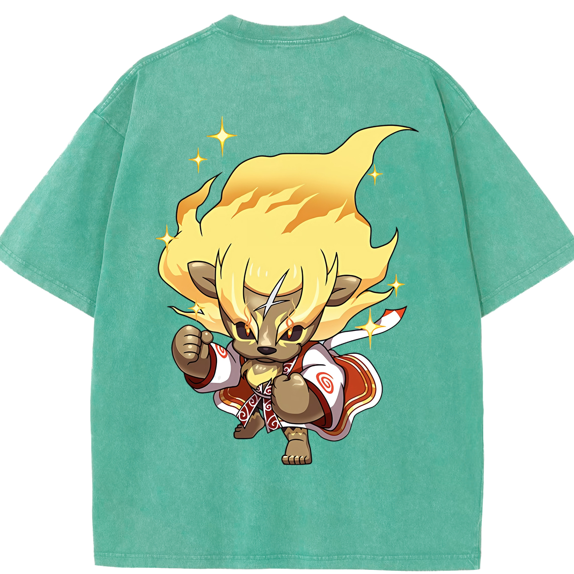 （画像用） 妖怪ウォッチ Yo-kai Watch 綿100% ヴィンテージ風 半袖Tシャツ（背面プリント）